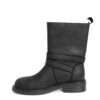 NEW Women work boots with Black Microfiber leather