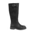 Classic knee high boots for women with PU leather