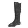Classic knee high boots for women with PU leather