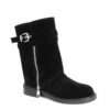 NEW Women work boots with Black synthetic Cow suede