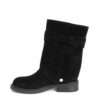 NEW Women work boots with Black Cow suede