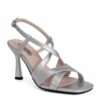 NEW Women pumps with Silver microfiber leather