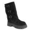 NEW Women work boots with Black microfiber