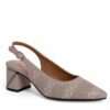 NEW Women pumps with Apricot microfiber leather