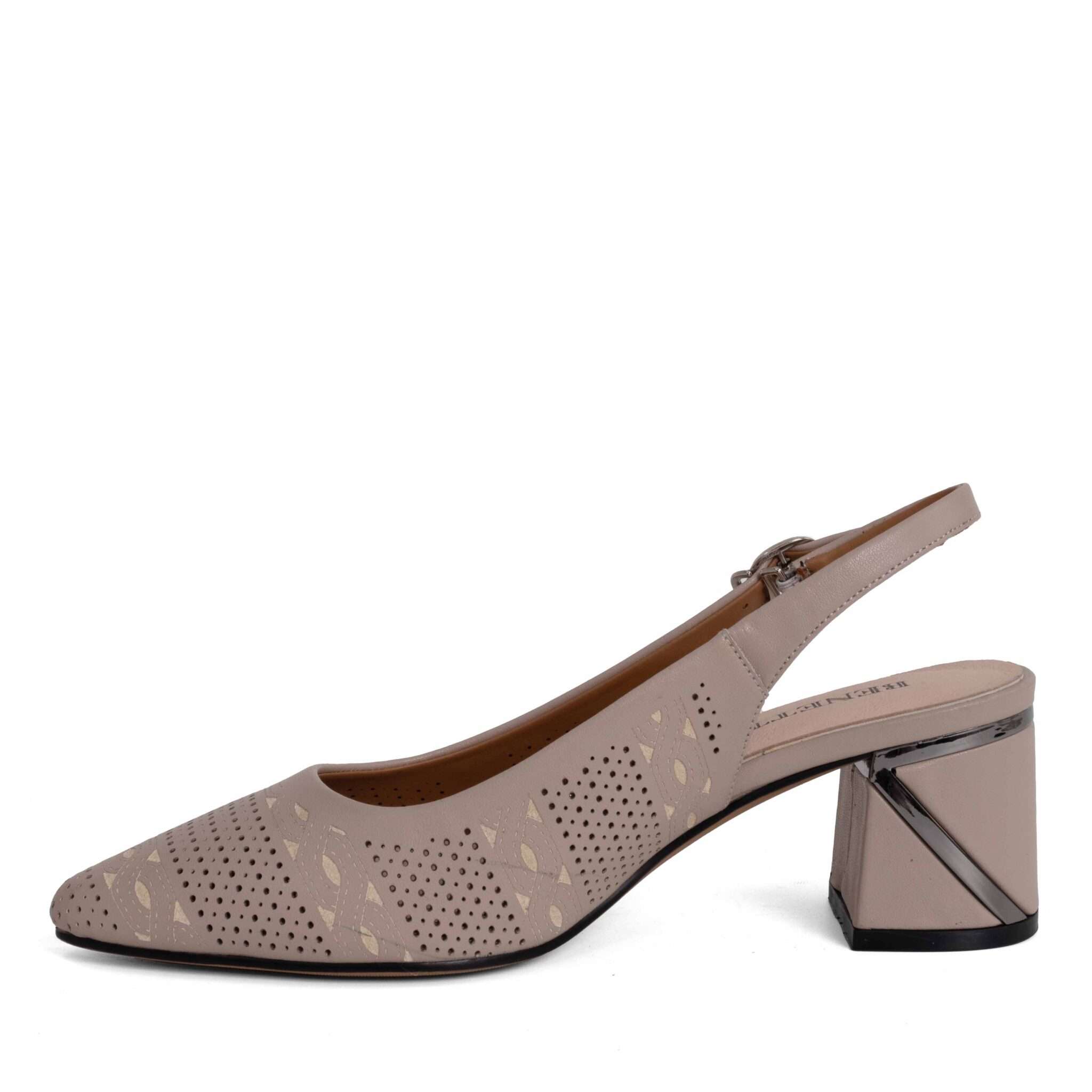NEW Women pumps with Apricot microfiber leather