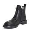 NEW Women work boots with Black Microfiber leather