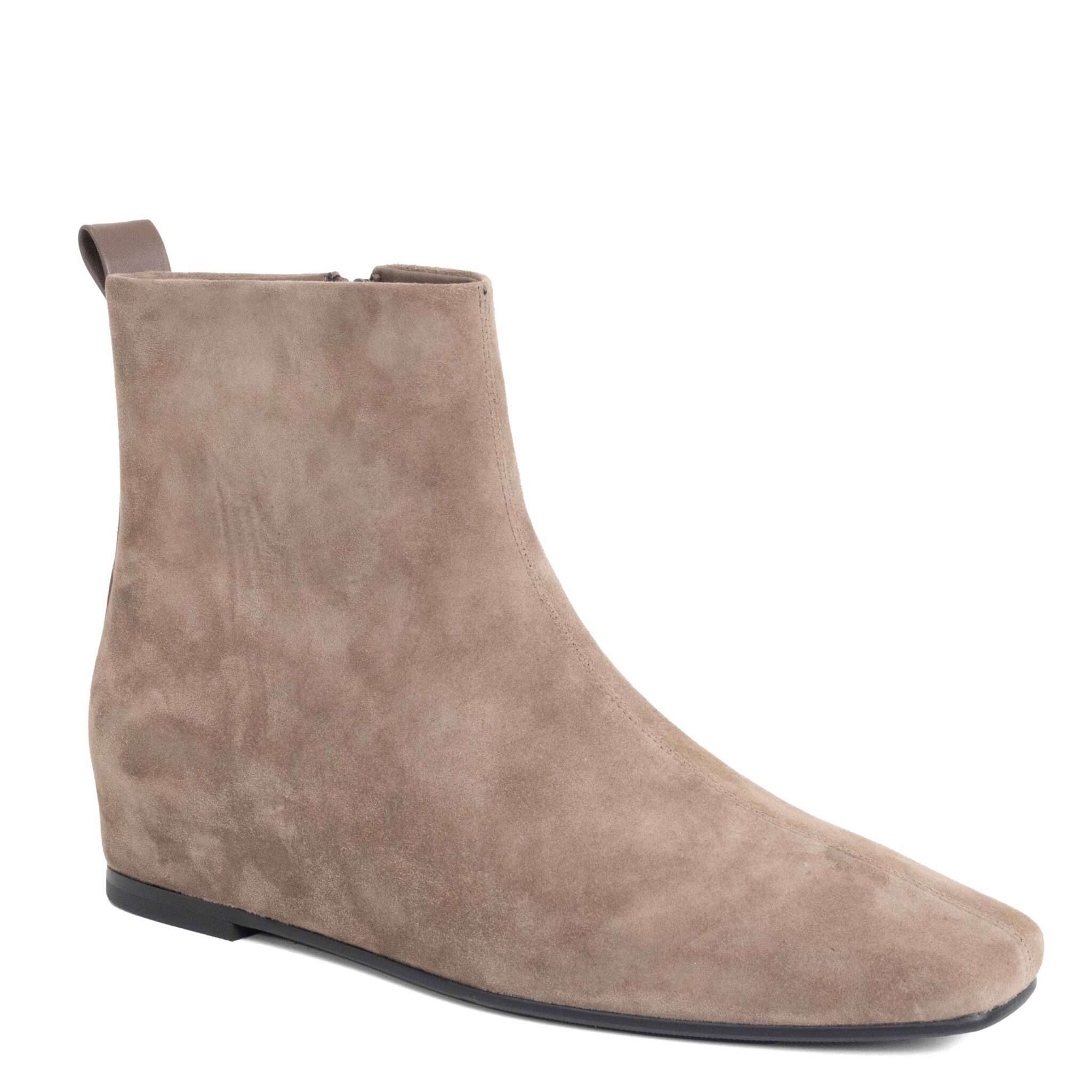 NEW Women work boots with Apricot Kidskin leather