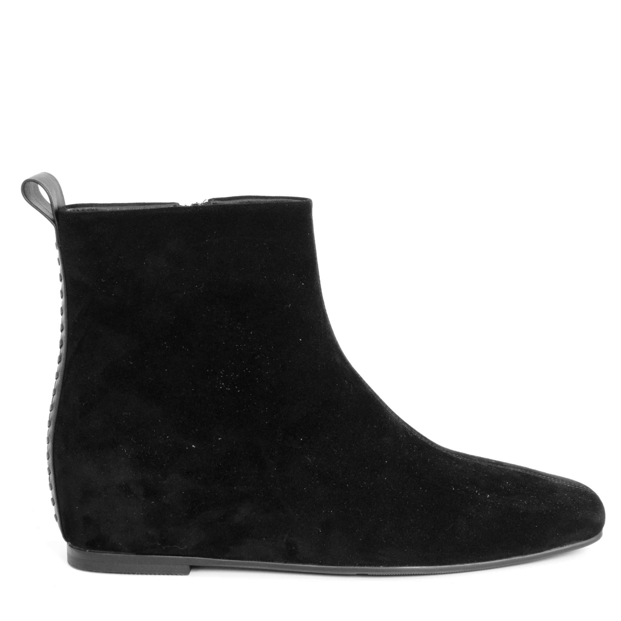 NEW Women work boots with Black Cow suede leather