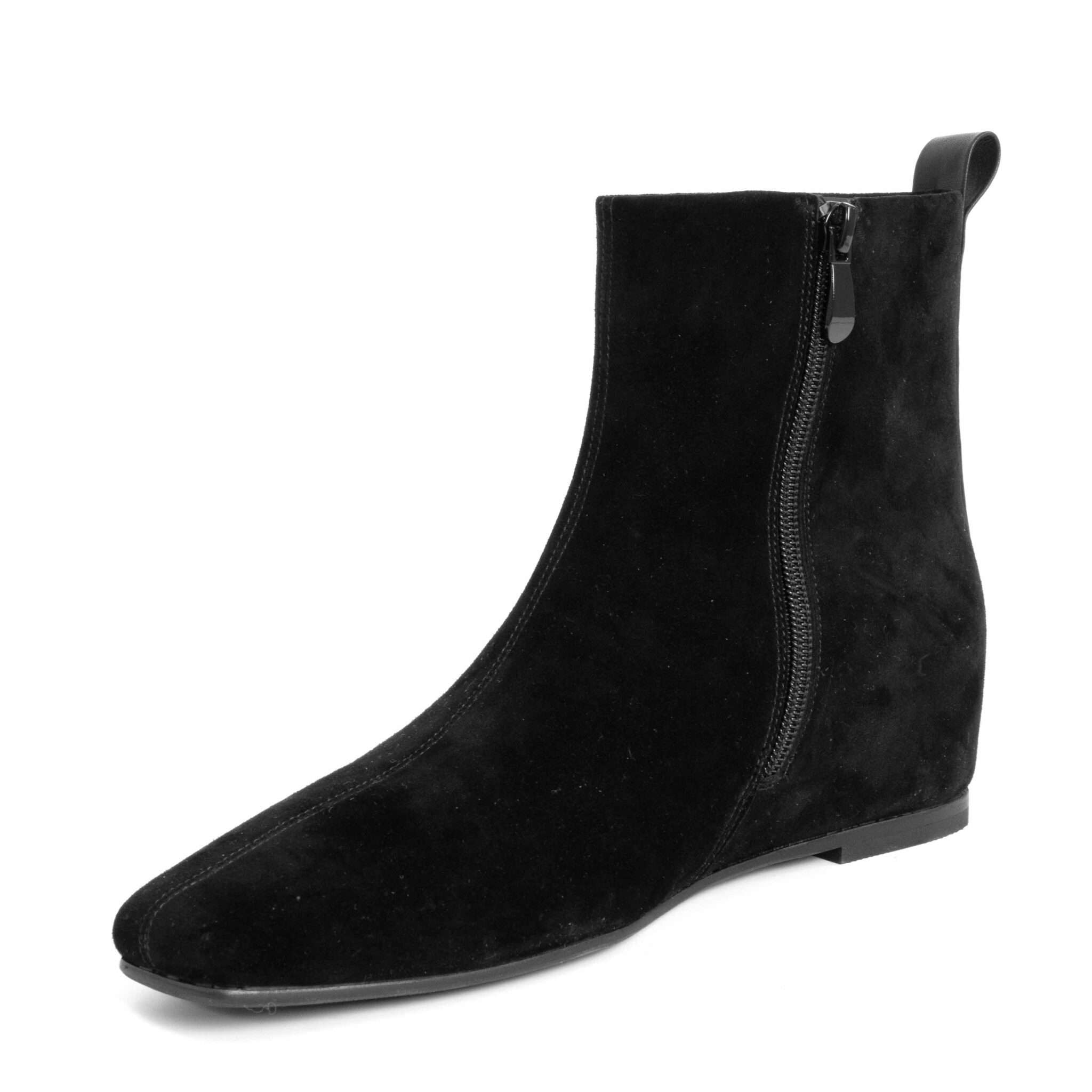 NEW Women work boots with Black Cow suede leather