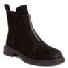 work boots for women with Coffee cow fiber suede
