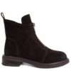 work boots for women with Coffee cow fiber suede