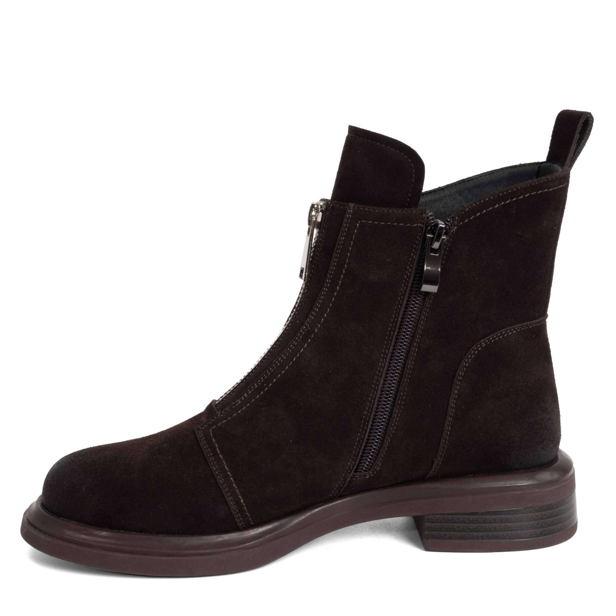 work boots for women with Coffee cow fiber suede