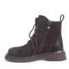 work boots for women with Brown cow fiber suede